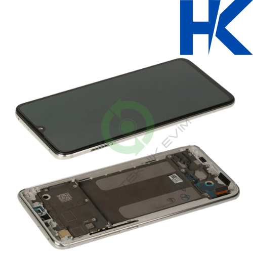 Xiaomi Mi 9 Lite HK Orjinal Çıtalı Lcd Dokunmatik Ekran M1904F3BG Beyaz