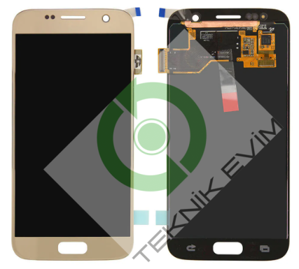Samsung Galaxy S7 SM-G930F Lcd Ekran Dokunmatik Gold