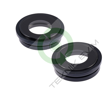 Apple İphone 14 Çıtalı Arka Kamera Camı Lensi Siyah