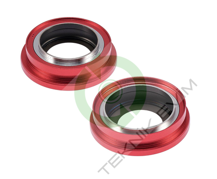 Apple İphone 14 Çıtalı Arka Kamera Camı Lensi Kırmızı