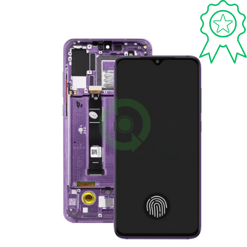 Xiaomi Mi 9 Orjinal Çıtalı Lcd Dokunmatik Ekran M1902F1G Mor