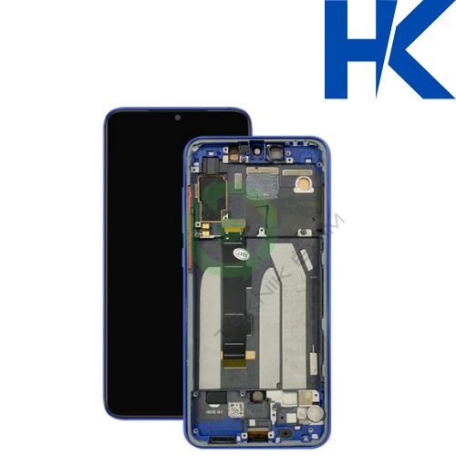 Xiaomi Mi 9 HK Orjinal Çıtalı Lcd Dokunmatik Ekran M1902F1G Mavi
