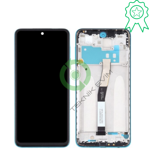 Xiaomi Redmi Note 10 Lite Çıtalı Lcd Dokunmatik Ekran Siyah