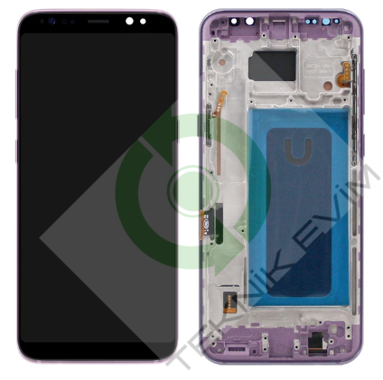 Samsung Galaxy S8 Plus SM-G955F Çıtalı Lcd Ekran Dokunmatik Mor