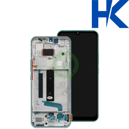 Xiaomi Mi 10 Lite 5G HK Orjinal Çıtalı Lcd Dokunmatik Ekran Yeşil