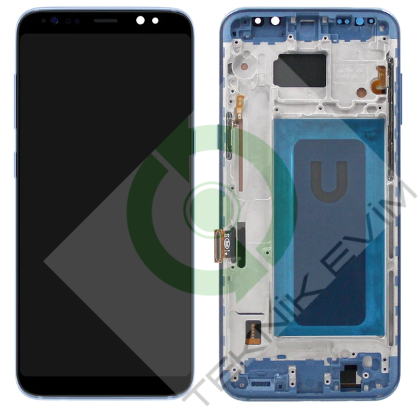 Samsung Galaxy S8 Plus SM-G955F Orjinal Çıtalı Lcd Ekran Dokunmatik Mavi
