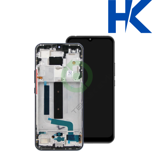 Xiaomi Mi 10 Lite 5G HK Orjinal Çıtalı Lcd Dokunmatik Ekran Siyah