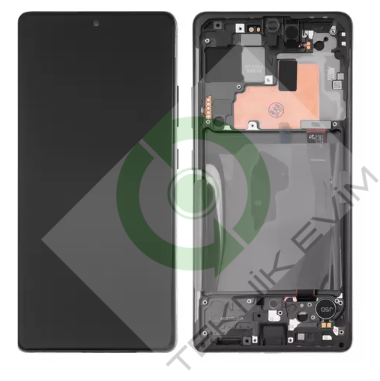 Samsung Galaxy S10 Lite SM-G770F Orjinal Çıtalı Lcd Ekran Dokunmatik Siyah