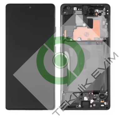 Samsung Galaxy S10 Lite SM-G770F Çıtalı Lcd Ekran Dokunmatik Siyah