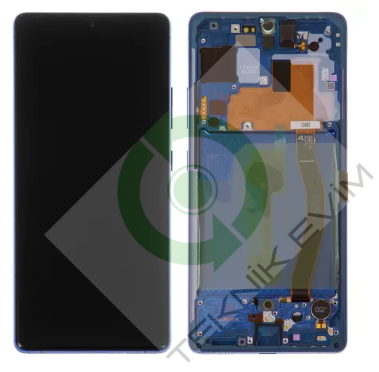 Samsung Galaxy S10 Lite SM-G770F Orjinal Çıtalı Lcd Ekran Dokunmatik Mavi