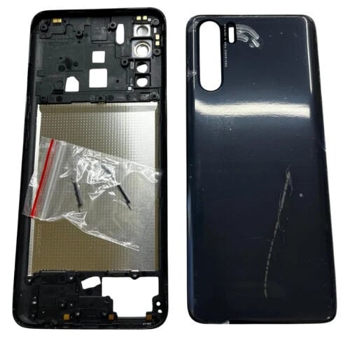Oppo A91 Uyumlu Arka Kapak Kasa Siyah