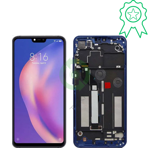 Xiaomi Mi 8 Lite Orjinal Çıtalı Lcd Dokunmatik Ekran M1808D2TG Mavi