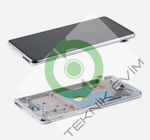 Samsung Galaxy S20FE SM-G780F Çıtalı Lcd Ekran Dokunmatik Beyaz