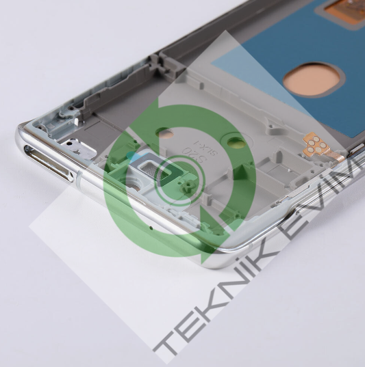 Samsung Galaxy S20FE SM-G780F Çıtalı Lcd Ekran Dokunmatik Beyaz