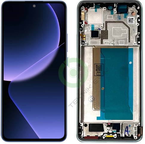 Xiaomi Mi 13T Çıtalı OLED Lcd Dokunmatik Ekran Siyah