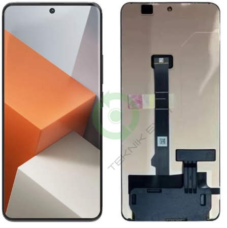 Xiaomi Redmi Note 13 pro plus 5G Çıtalı TFT Lcd Dokunmatik Ekran Siyah