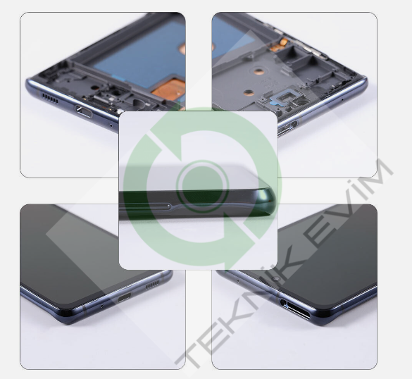 Samsung Galaxy S20FE SM-G780F Orjinal Çıtalı Lcd Ekran Dokunmatik Siyah