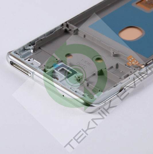 Samsung Galaxy S20FE 5G SM-G781F Orjinal Çıtalı Lcd Ekran Dokunmatik Beyaz