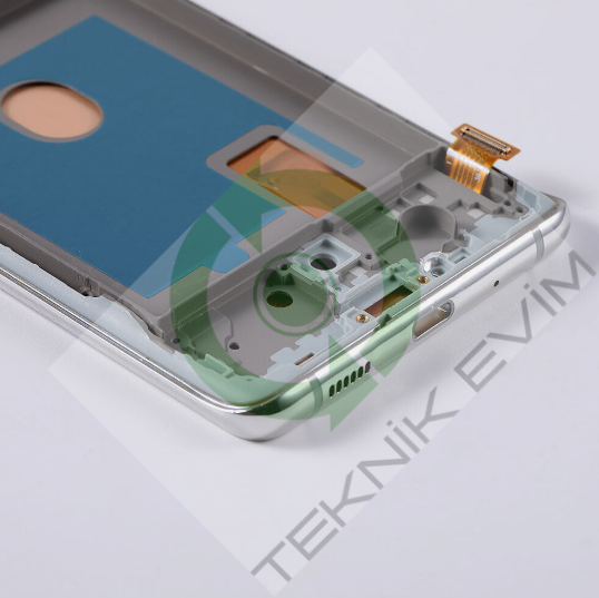 Samsung Galaxy S20FE 5G SM-G781F Orjinal Çıtalı Lcd Ekran Dokunmatik Beyaz