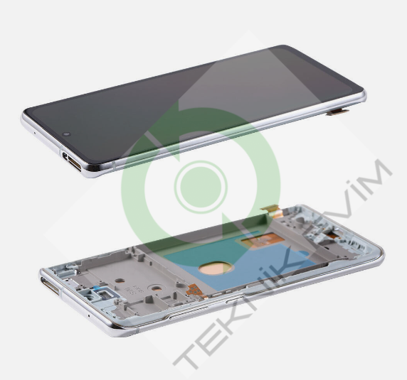 Samsung Galaxy S20FE 5G SM-G781F Orjinal Çıtalı Lcd Ekran Dokunmatik Beyaz