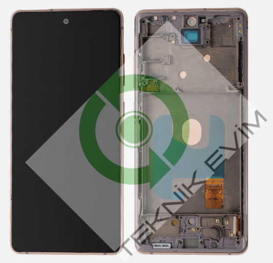 Samsung Galaxy S20FE 5G SM-G781F Orjinal Çıtalı Lcd Ekran Dokunmatik Turuncu