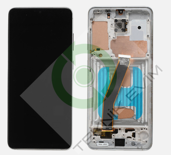 Samsung Galaxy S20 SM-G980F G981F Orjinal Çıtalı Lcd Ekran Dokunmatik Beyaz