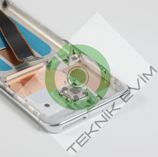 Samsung Galaxy S20 SM-G980F G981F Çıtalı Lcd Ekran Dokunmatik Beyaz