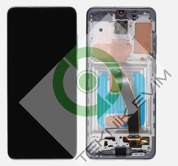 Samsung Galaxy S20 SM-G980F G981F Orjinal Çıtalı Lcd Ekran Dokunmatik Siyah