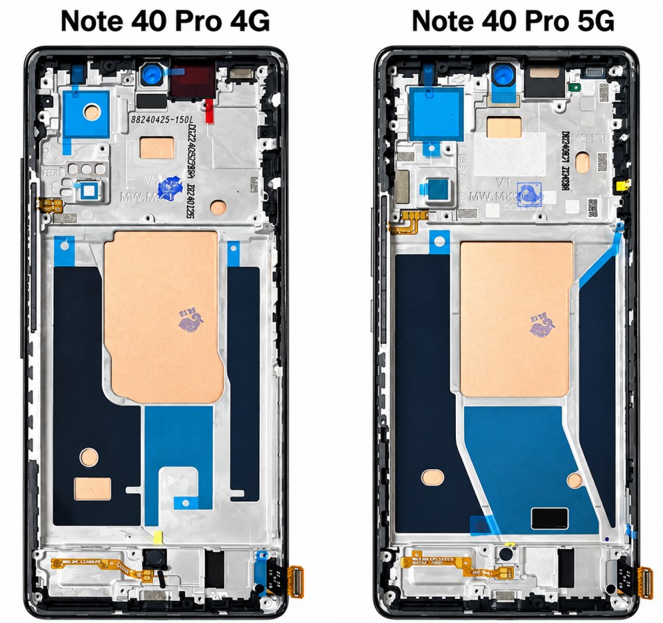 İnfinix Note 40 Pro 4G Çıtalı Oled Lcd Dokunmatik Ekran Yeşil