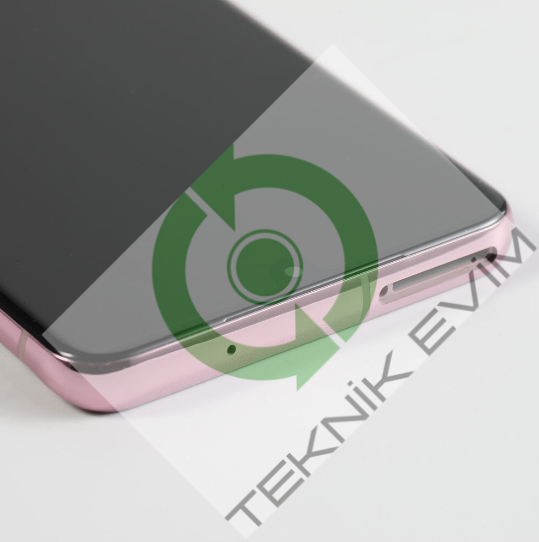 Samsung Galaxy S20 SM-G980F G981F Çıtalı Lcd Ekran Dokunmatik Pembe