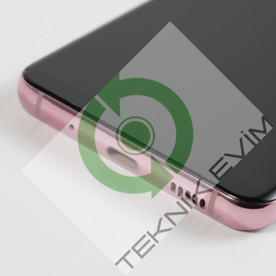 Samsung Galaxy S20 SM-G980F G981F Çıtalı Lcd Ekran Dokunmatik Pembe