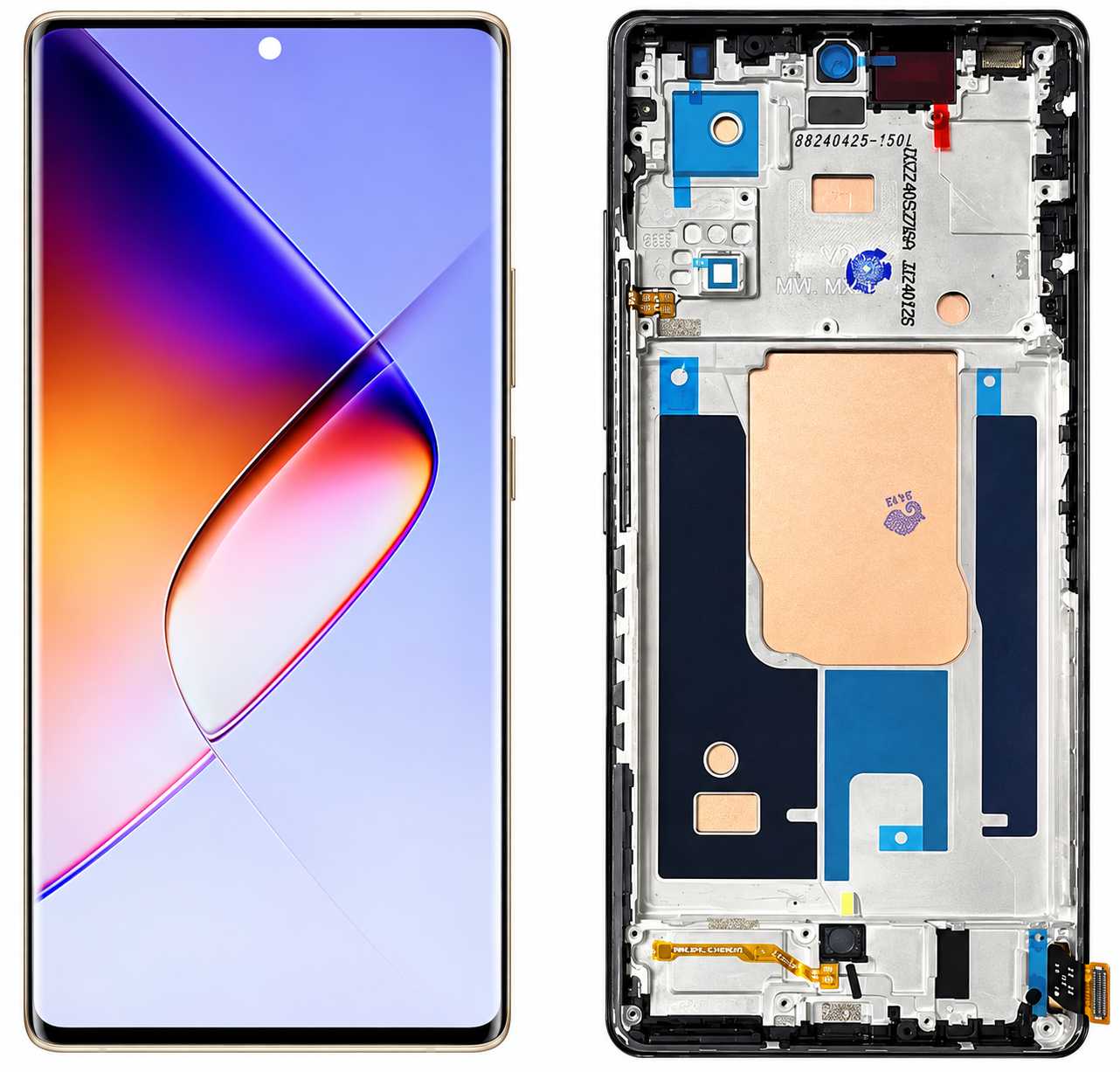 İnfinix Note 40 Pro 4G Çıtalı Orjinal Lcd Dokunmatik Ekran Gold