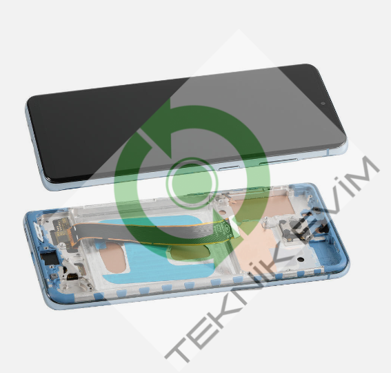 Samsung Galaxy S20 SM-G980F G981F Orjinal Çıtalı Lcd Ekran Dokunmatik Mavi