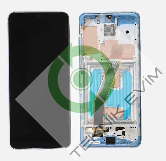 Samsung Galaxy S20 SM-G980F G981F Orjinal Çıtalı Lcd Ekran Dokunmatik Mavi
