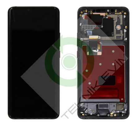 Huawei Mate 20 Pro Orijinal Çıtalı Lcd Ekran Dokunmatik Yeşil