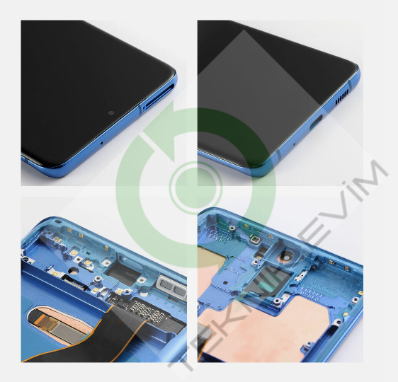 Samsung Galaxy S20 Plus SM-G985F G986F Orjinal Çıtalı Lcd Ekran Dokunmatik Mavi