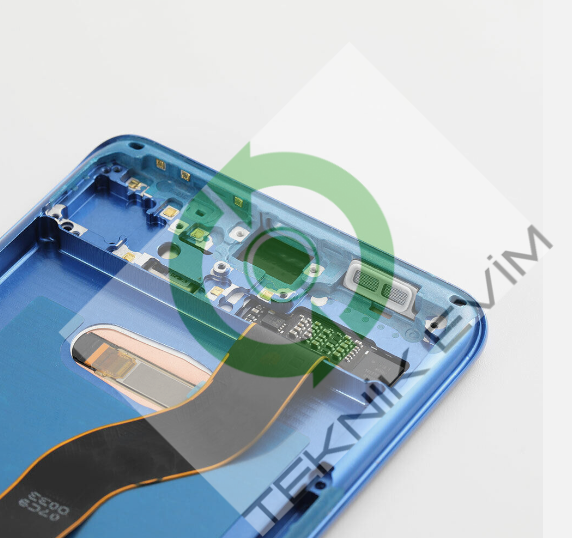 Samsung Galaxy S20 Plus SM-G985F G986F Çıtalı Lcd Ekran Dokunmatik Mavi