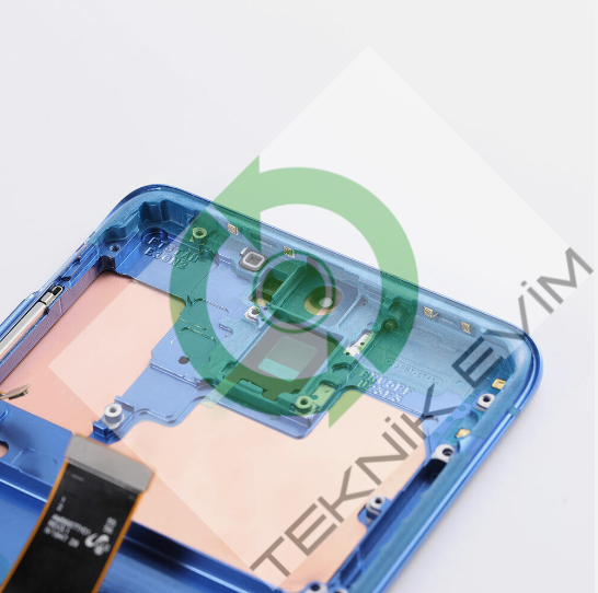 Samsung Galaxy S20 Plus SM-G985F G986F Çıtalı Lcd Ekran Dokunmatik Mavi