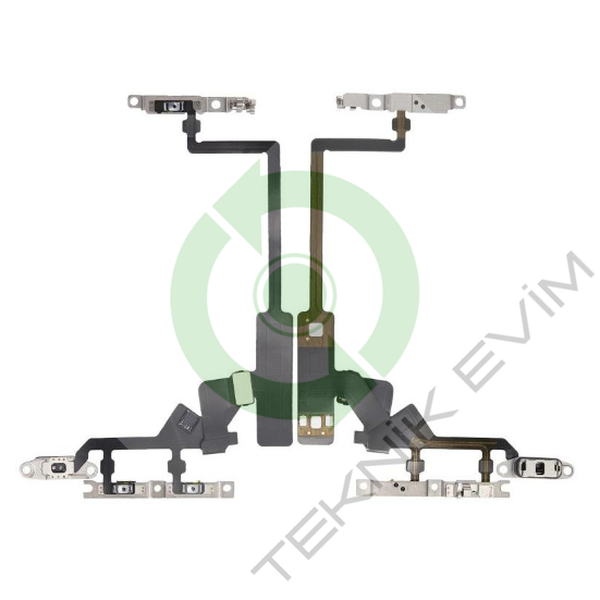 Apple İphone 14 Pro On Off Power Yan Ses Volume Flex