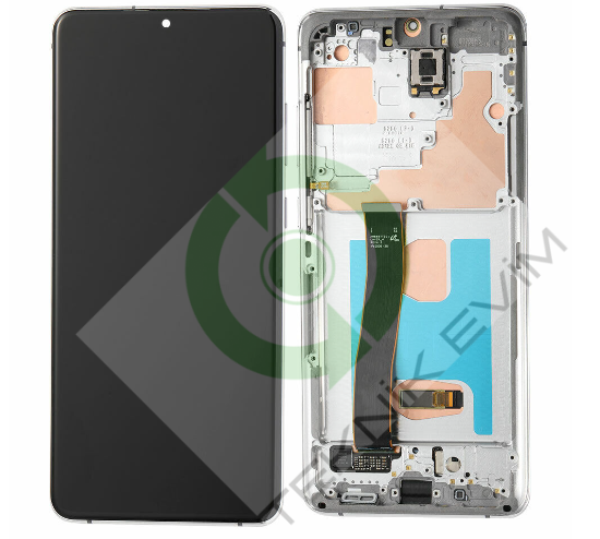 Samsung Galaxy S20 Ultra SM-G988F Orjinal Çıtalı Lcd Ekran Dokunmatik Beyaz
