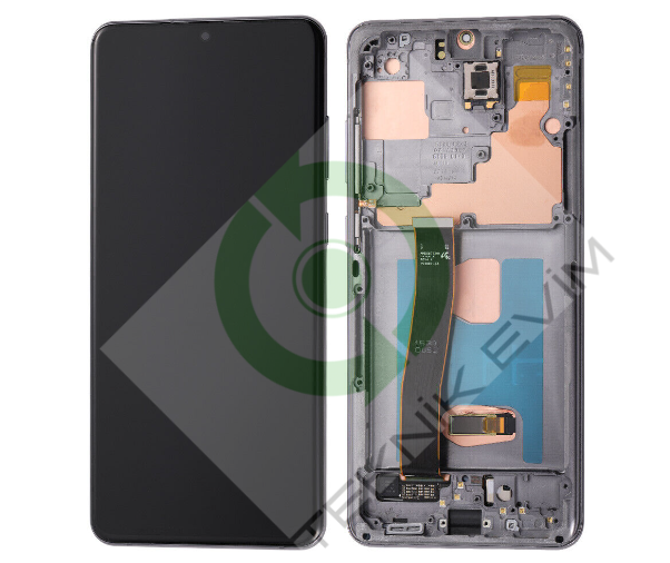 Samsung Galaxy S20 Ultra SM-G988F Orjinal Çıtalı Lcd Ekran Dokunmatik Gri