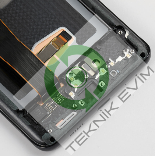Samsung Galaxy S20 Ultra SM-G988F Çıtalı Lcd Ekran Dokunmatik Siyah