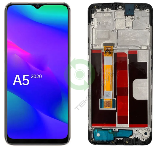 Oppo A5 2020 Çıtalı Lcd Dokunmatik Ekran