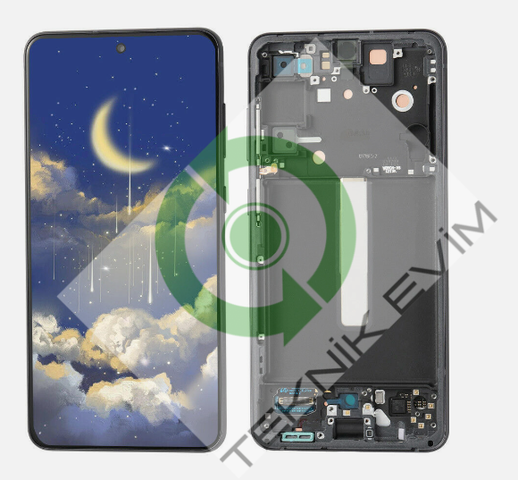 Samsung Galaxy S21 FE SM-G990E Orjinal Çıtalı Lcd Ekran Dokunmatik Siyah