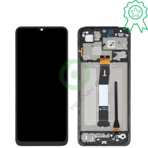 Xiaomi Poco C55 Çıtalı ORJİNAL Lcd Dokunmatik Ekran Siyah