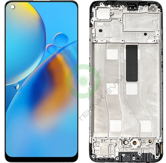 Oppo A74 TFT Çıtalı Lcd Dokunmatik Ekran CPH2219