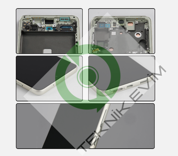 Samsung Galaxy S21 FE SM-G990E Çıtalı Lcd Ekran Dokunmatik Yeşil