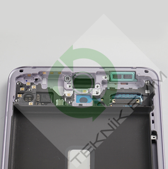 Samsung Galaxy S21 FE SM-G990E Çıtalı Lcd Ekran Dokunmatik Mor