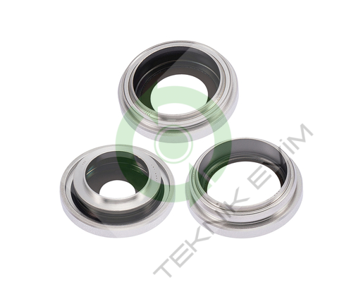 Apple İphone 14 Pro Çıtalı Arka Kamera Camı Lensi Beyaz