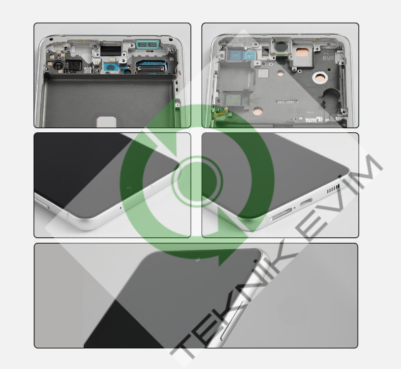 Samsung Galaxy S21 FE SM-G990E Çıtalı Lcd Ekran Dokunmatik Beyaz